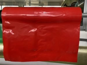 Film Tubular Rojo 60 cm. Ancho 60 Micrones Por Metro