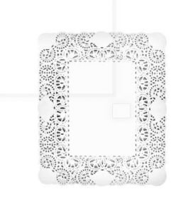 Rodal Rectangular 27x36cm Blanco