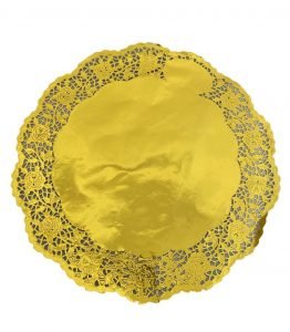 Rodal Redondo 26cm Dorado x Unidad