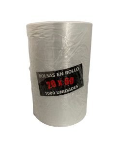 Rollo de Bolsa 20x60 AD X 1000 Unidades