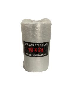 Rollo de Bolsa 16x24 AD x 1000 Unidades
