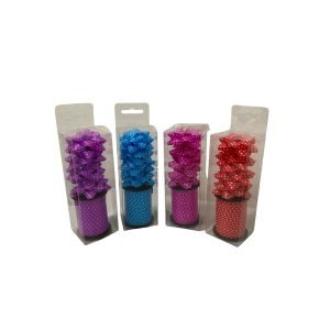 Set 4 moñas y cinta para regalo x 10 metros Lunares