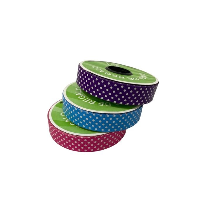 Cinta para regalo 18mm Lunares