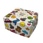 Caja Feliz Día infantil 15x15x8 cm