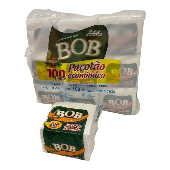 Servilleta Papel Bob Hoja Simple x 100 Un