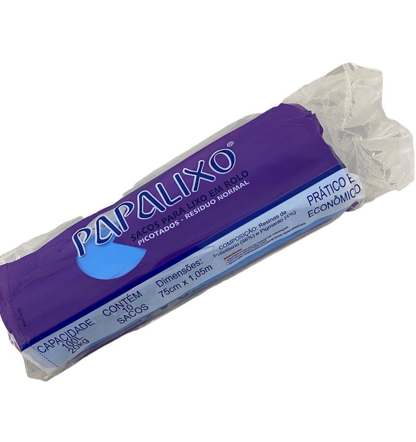 Bolsas para Residuo en Rollo Azul 75x105 cm x 10 Unidades