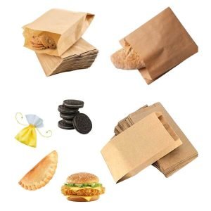 Bolsas Papel Empanadas Hamburguesas 12x17cm