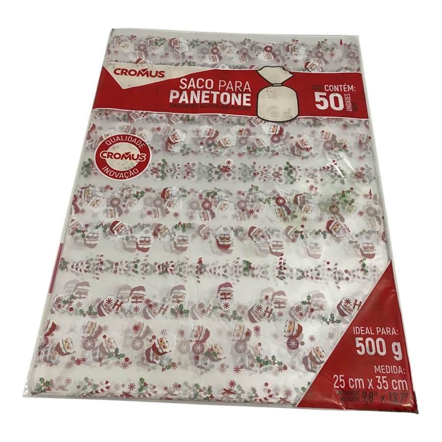 Bolsa para Pan Dulce Cromus 500 grs Noel Llegó x Unidad