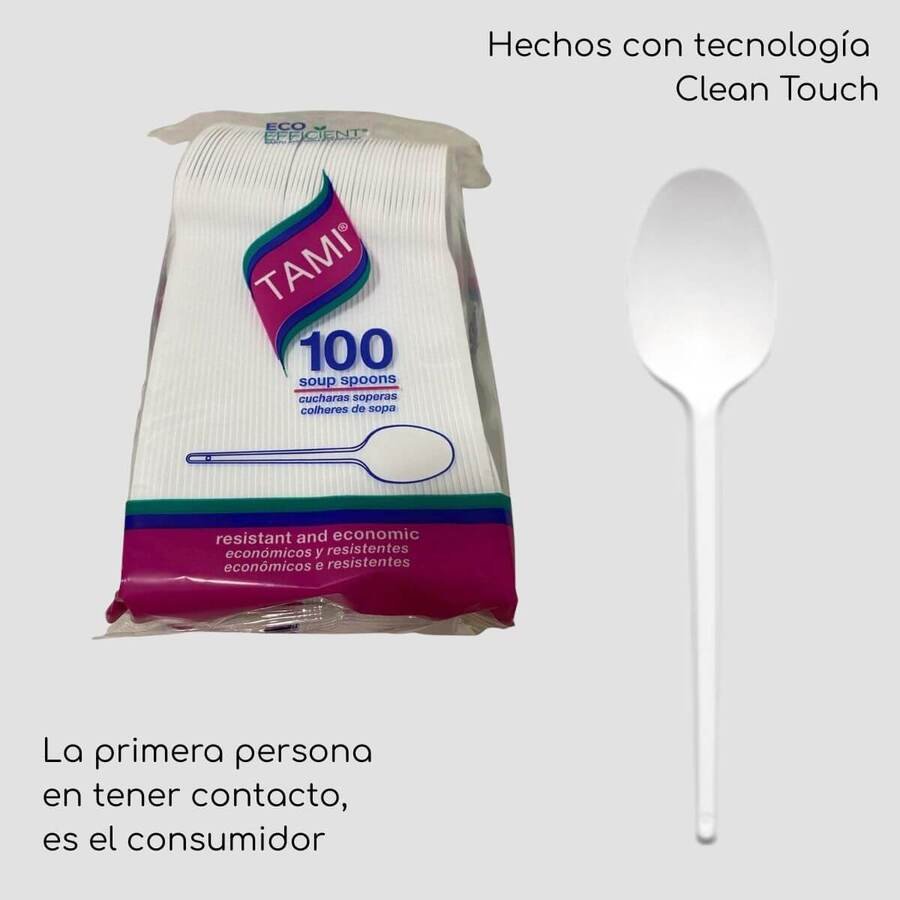 Cuchara Plastico Descartable Tami Grande