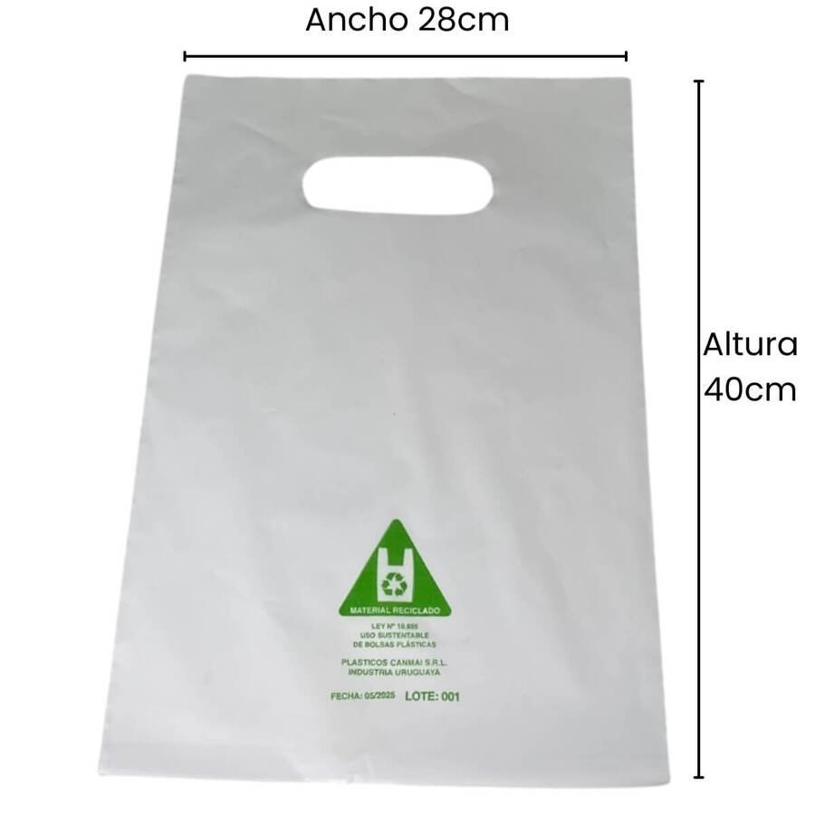 Bolsas Tienda Boutique Reutilizable 28x40cm  Sacabocado