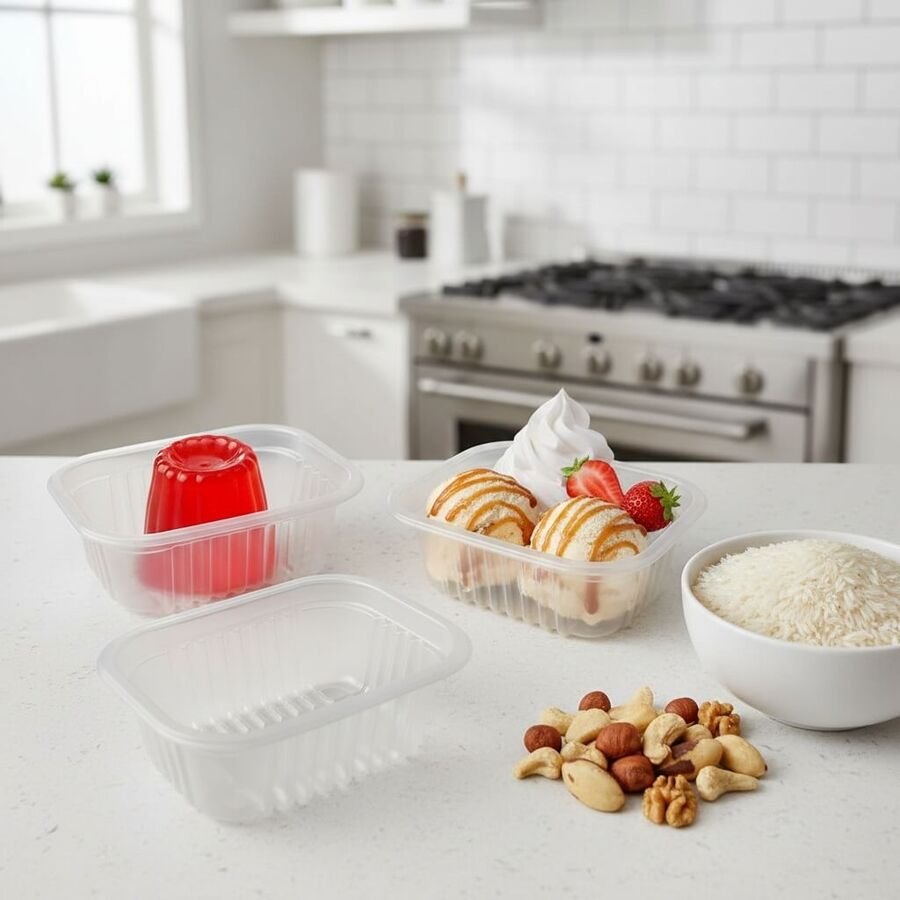 Bandeja Microondas Desechable Descartable 8x10x4cm 101PP