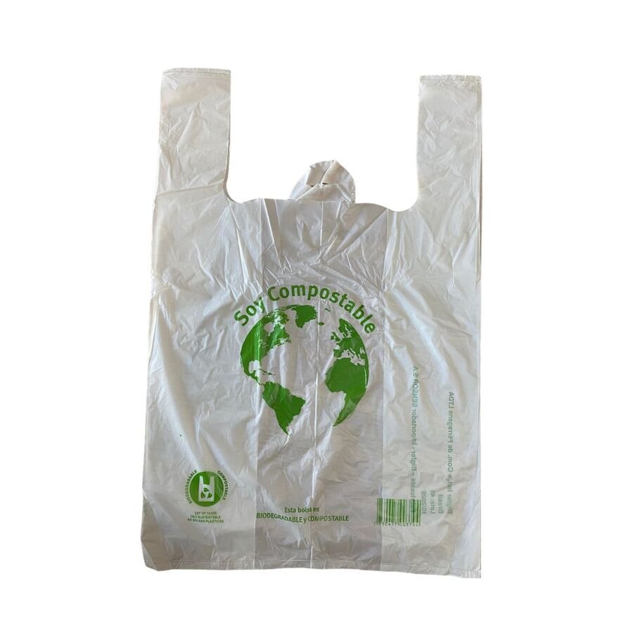 Bolsa Camiseta Biodegradable Compostable
