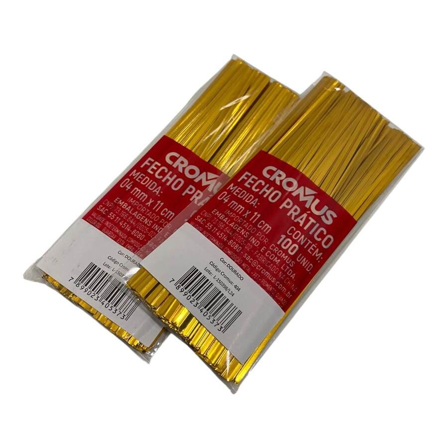 Cierres Oro x 100 unidades