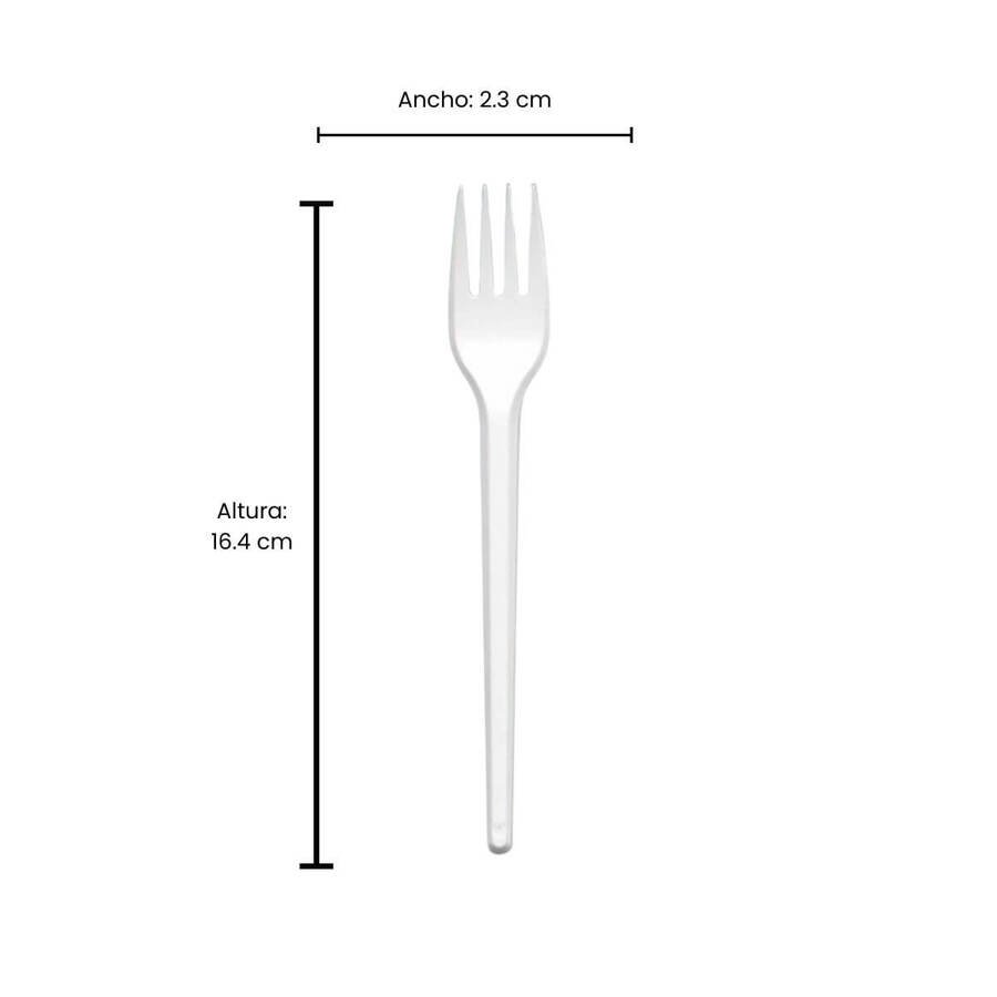 Tenedores plástico descartable Tami grande