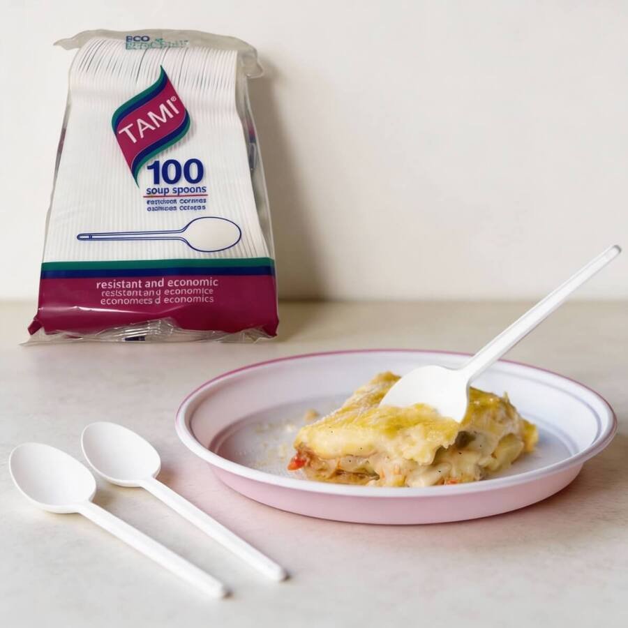 Cuchara Plastico Descartable Tami Grande