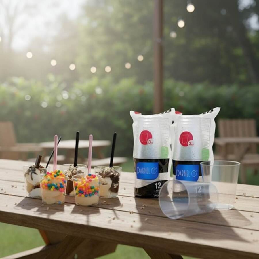 Vaso Shot Postres Descarta 90Ml Murano 12un