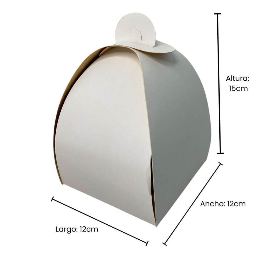 Caja para 1 Huevo de Pascua Blanca o Marrón x Unidad
