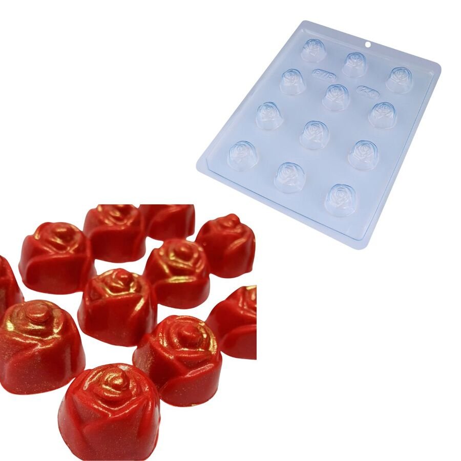 Molde Bombón Acetato Rosa