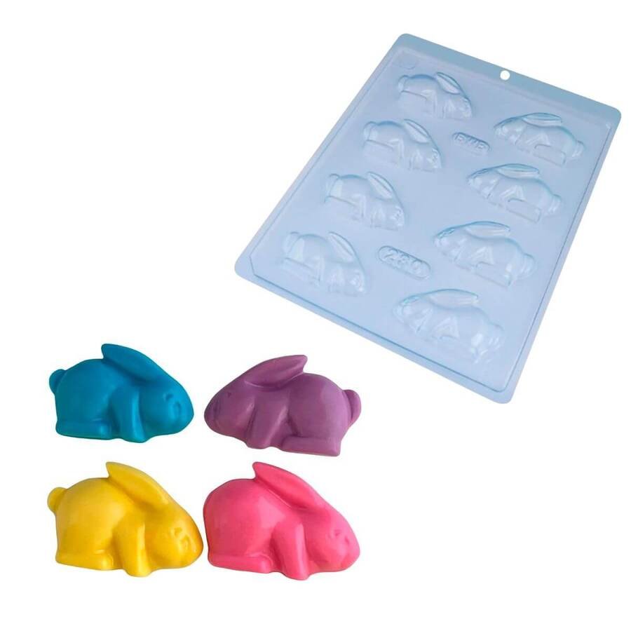 Molde Conejo Pequeño Simple Acetato