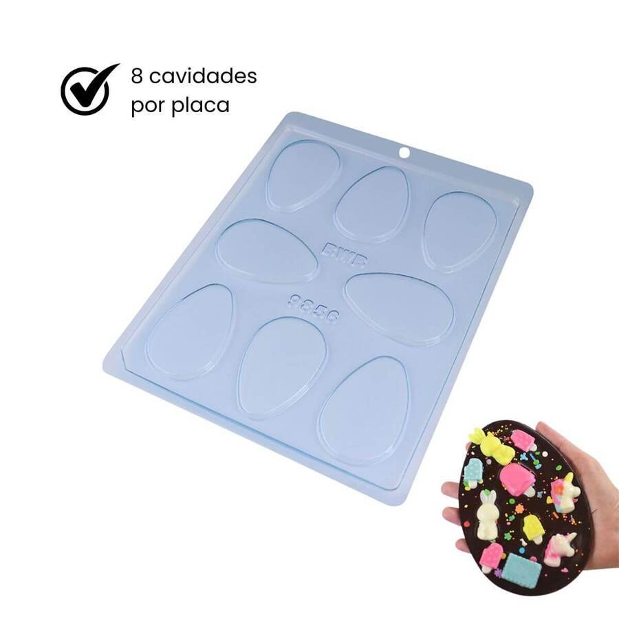 Molde Huevo Pascua Tableta 50 grs Acetato