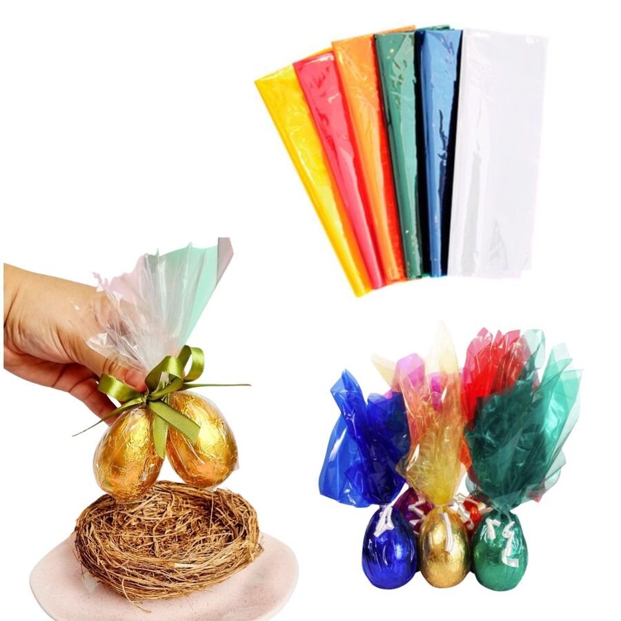 Papel Celofán Grande Varios Colores x Unidad