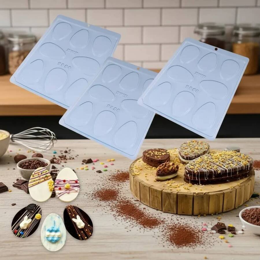 Molde Huevo Pascua Tableta 50 grs Acetato