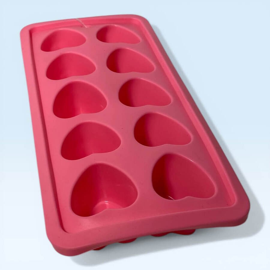 Molde silicona Bombones corazón 10 Unid