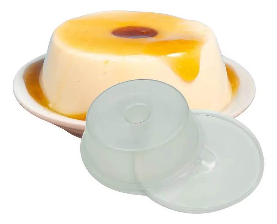 Recipiente Flan individual plástico 150ml 10un liso