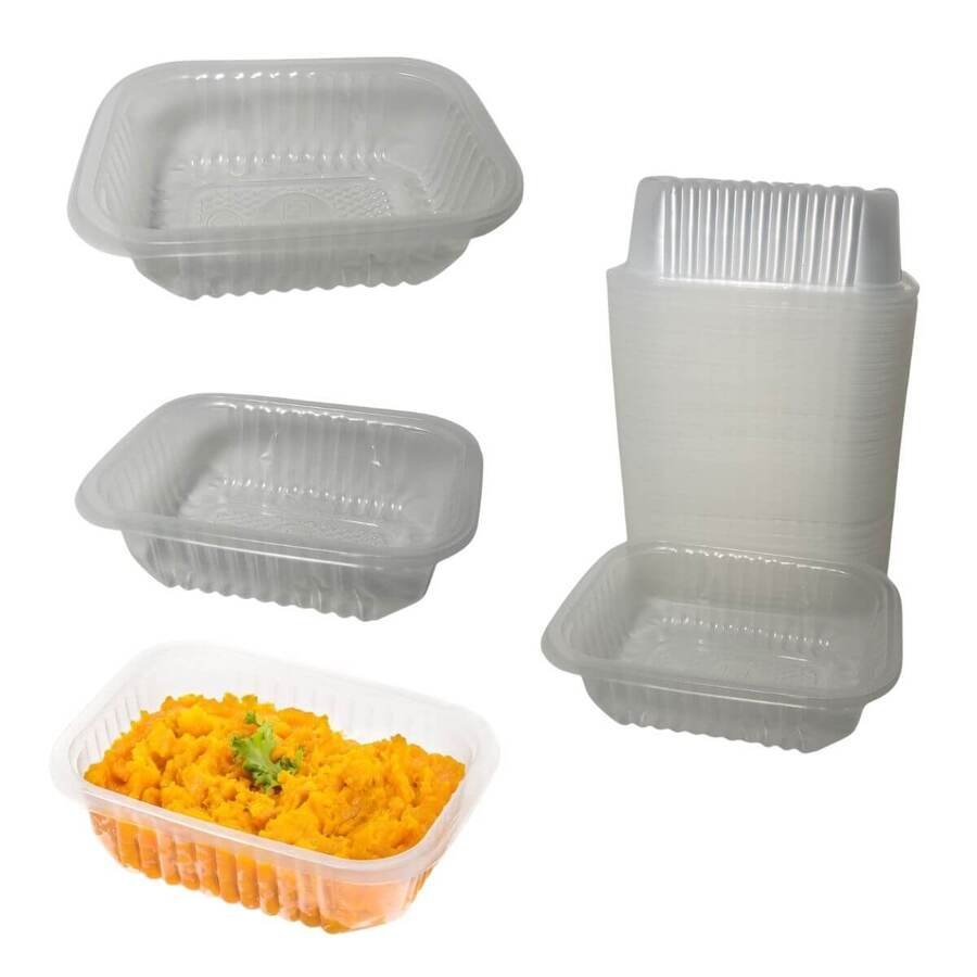 Bandeja Descartable Microondas Desechable Sin Tapa 102PPC