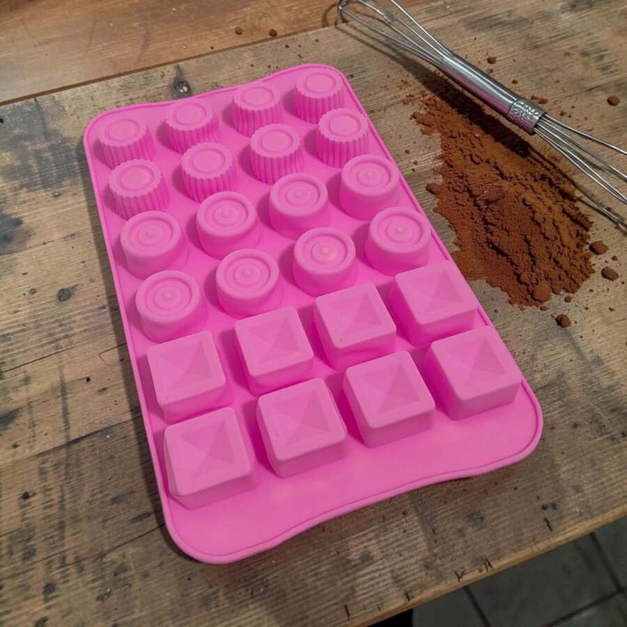 Molde silicona Bombones 3 variedades