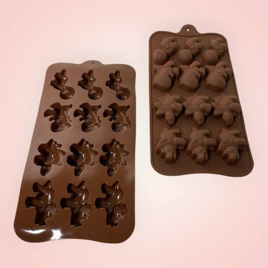 Molde silicona Bombones Animales