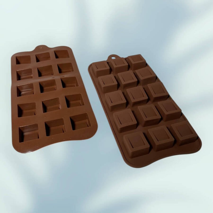 Molde silicona Bombones cuadrados