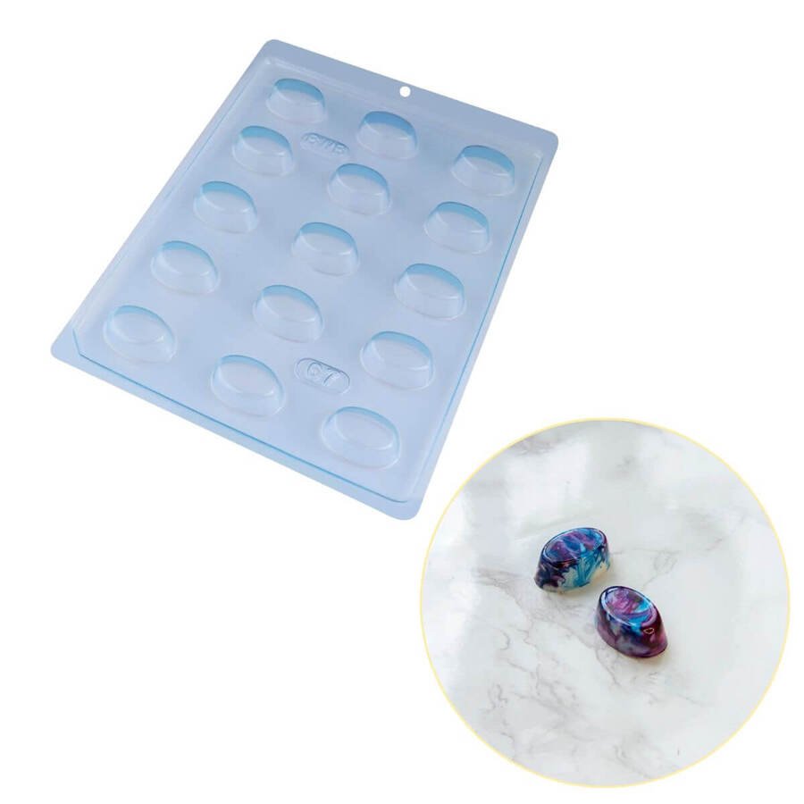 Molde Bombón Acetato Nanete 15 cavidades
