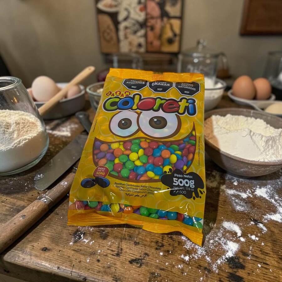 Confite Chocolate Colores Coloreti 500grs