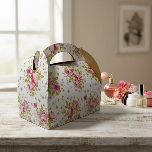Caja Cartón Rosas Regalo 10x17x16 x Unidad