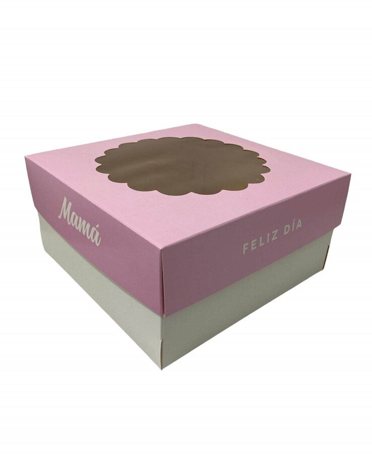 Caja Día de la Madre Con Visor Nube x Unidad