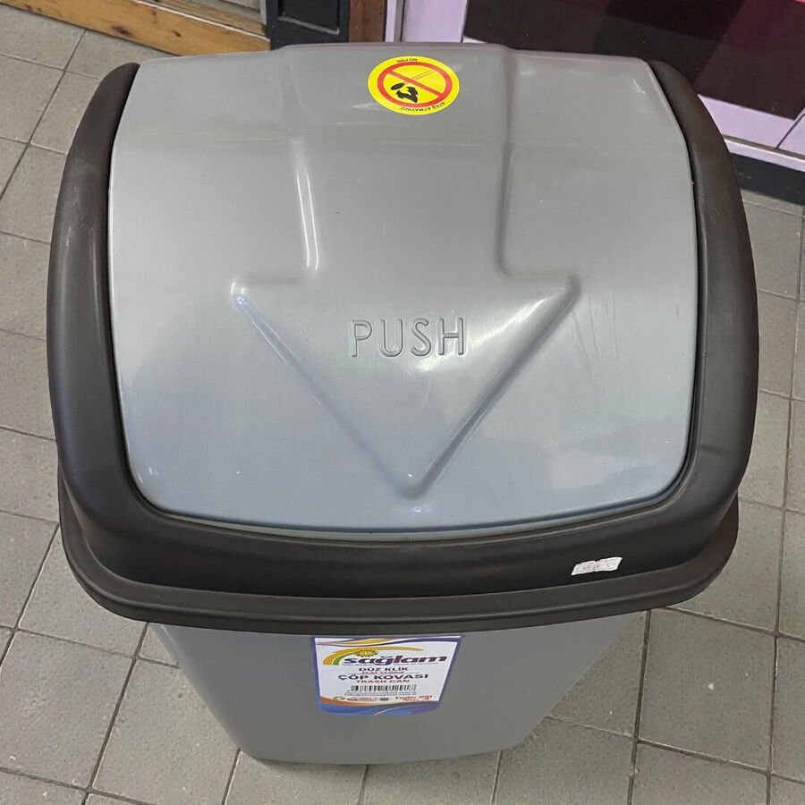 Tarro para Basura Saglan 25 Litros Tapa Vaivén