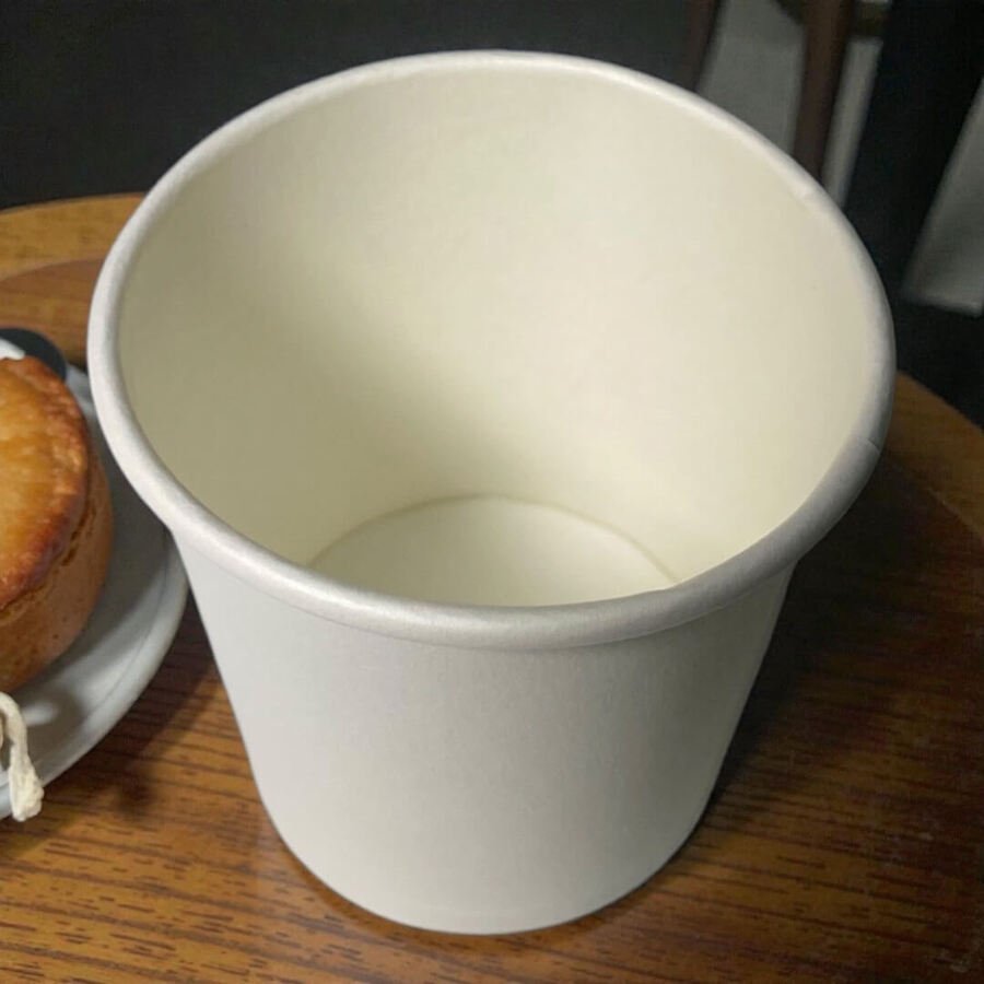 Vaso papel blanco descartable café 120ml