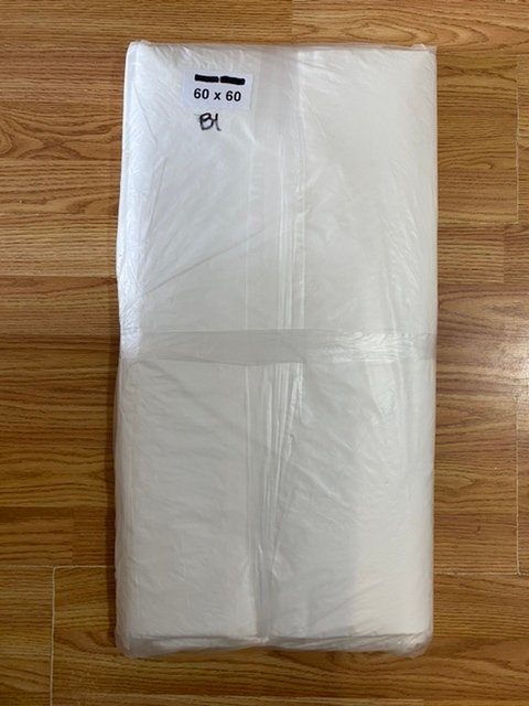 Bolsa 60x60 Blanca x Kilo