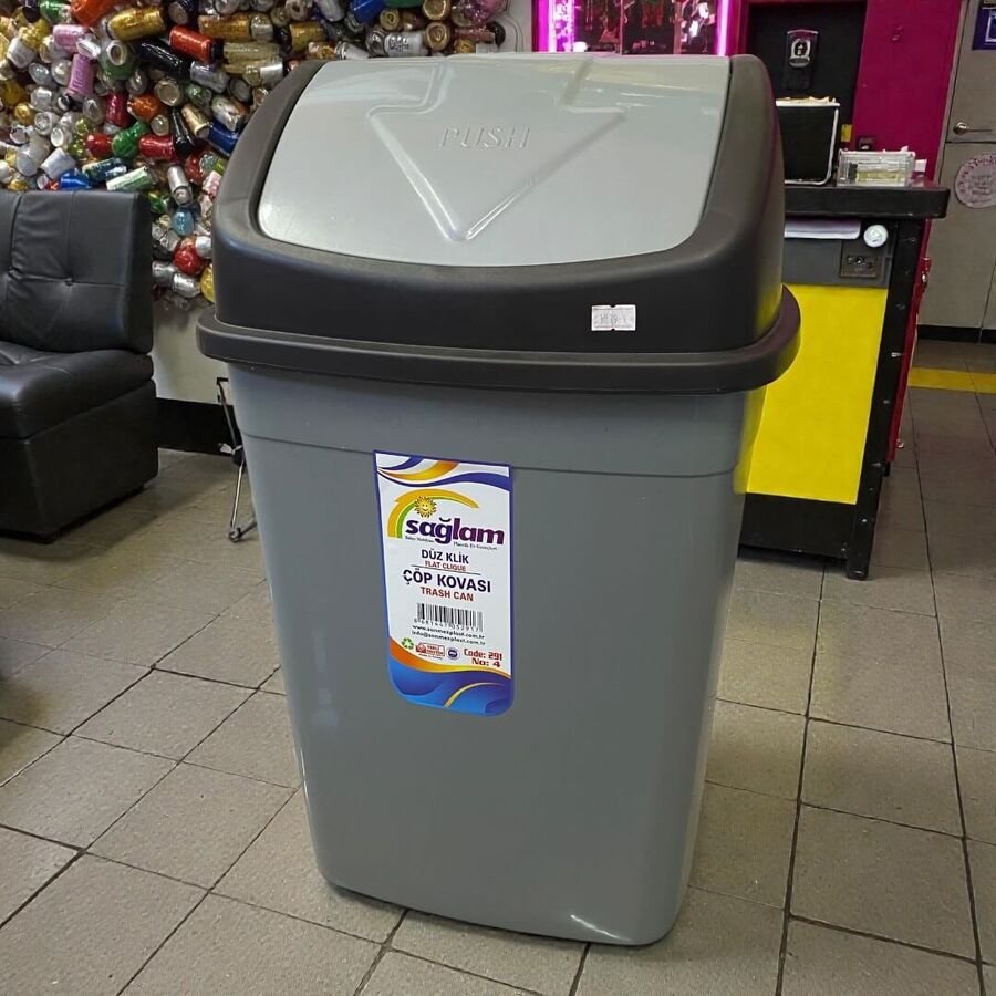 Tarro para Basura Saglan 25 Litros Tapa Vaivén