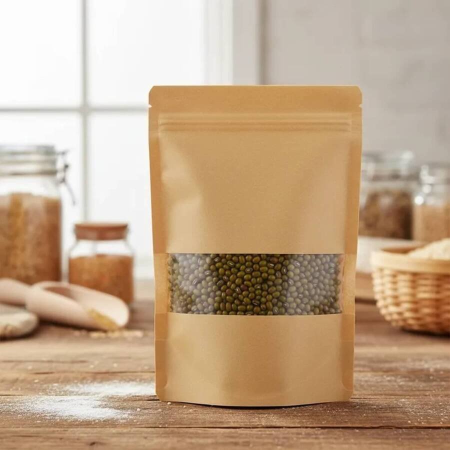Bolsa Visor Papel Ziploc Cartón 20x30 Cm - Pack 100 Unidades