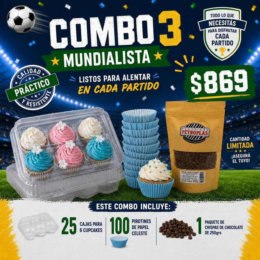 Cajas Cupcake + Pirotines+chispas chocolate