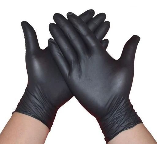 Guantes de Nitrilo Negro Sakira 4,2grs x100