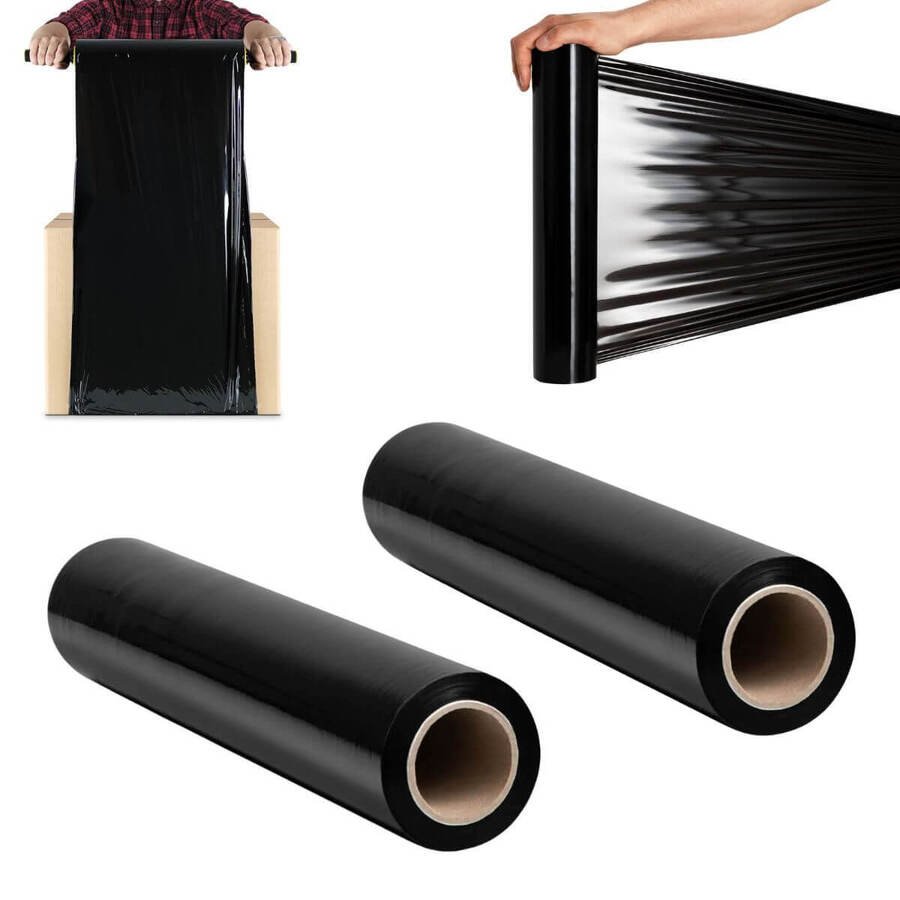 Rollo Nylon Film Embalaje Bobina Negro 2uni