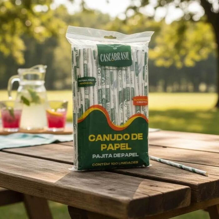Pajitas Sorbito Papel Biodegradable 100un