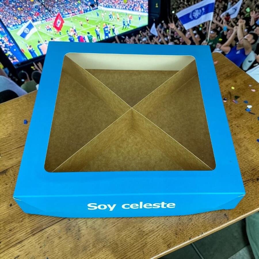 Caja cartón Copetinera 4 divisiones Uruguay