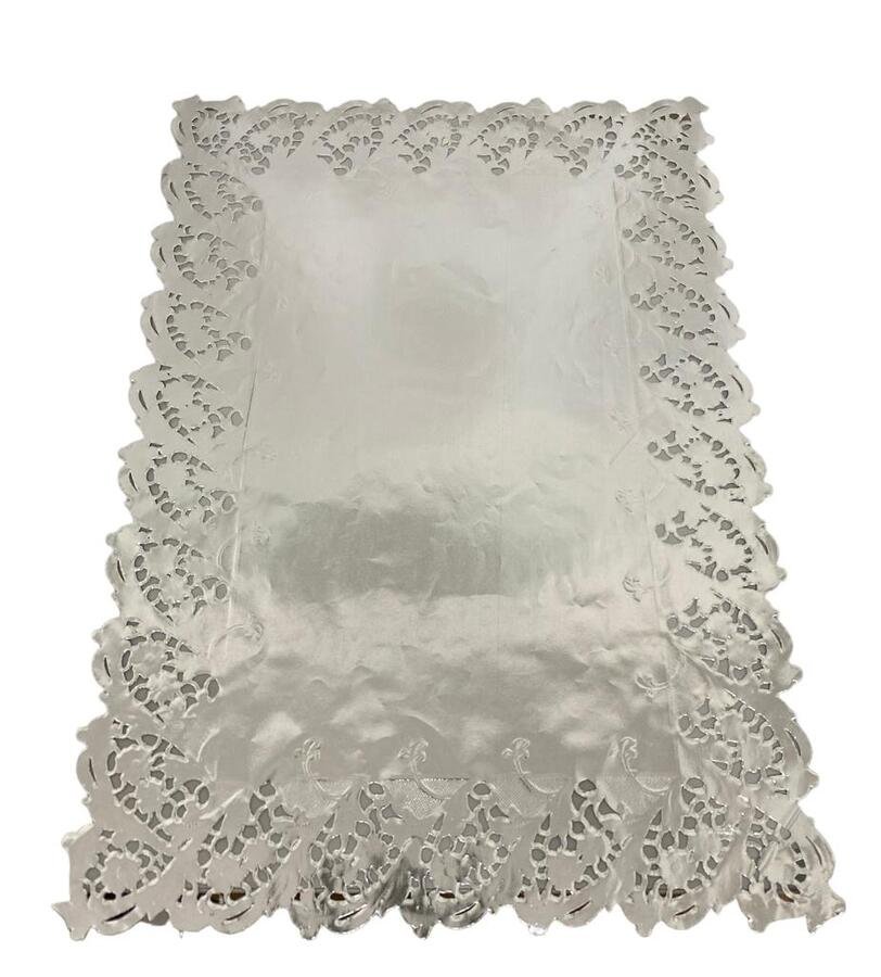Rodal Rectangular 31x45cm Plateado x Unidad