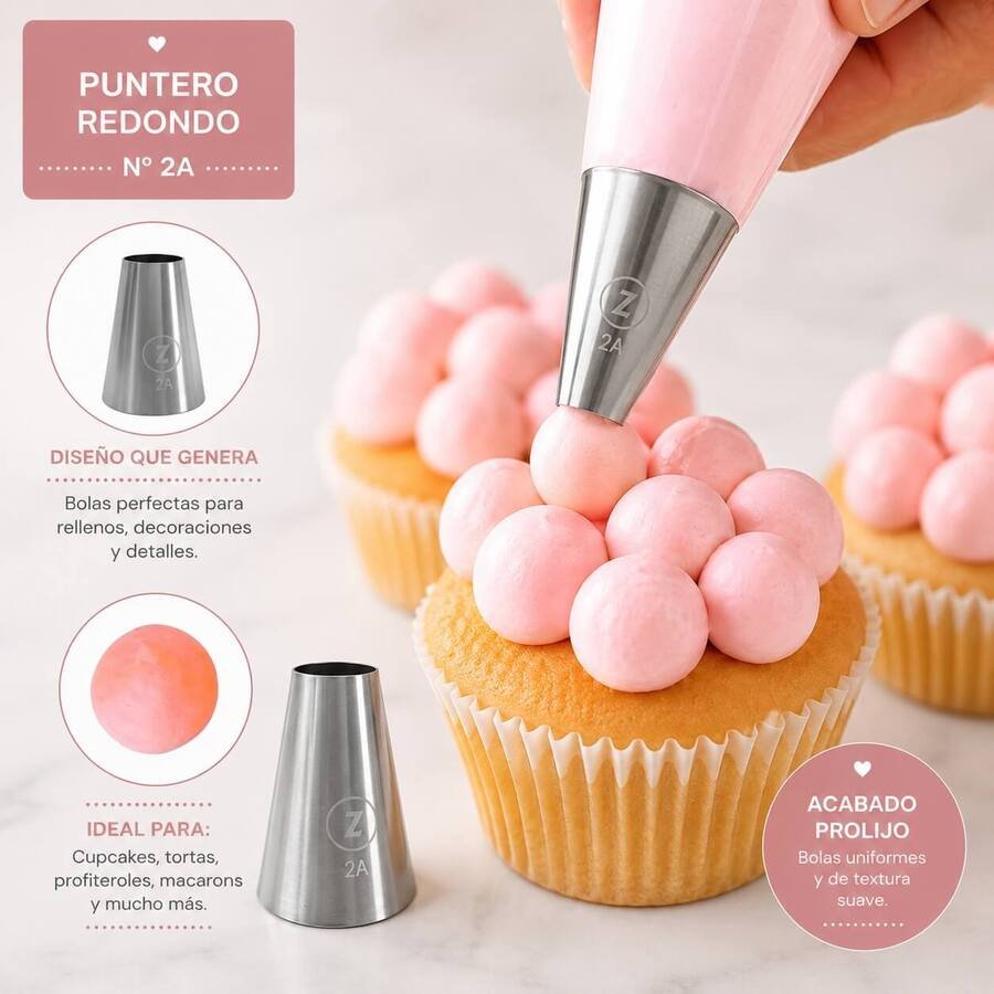 Puntero repostero 2A acero inoxidable