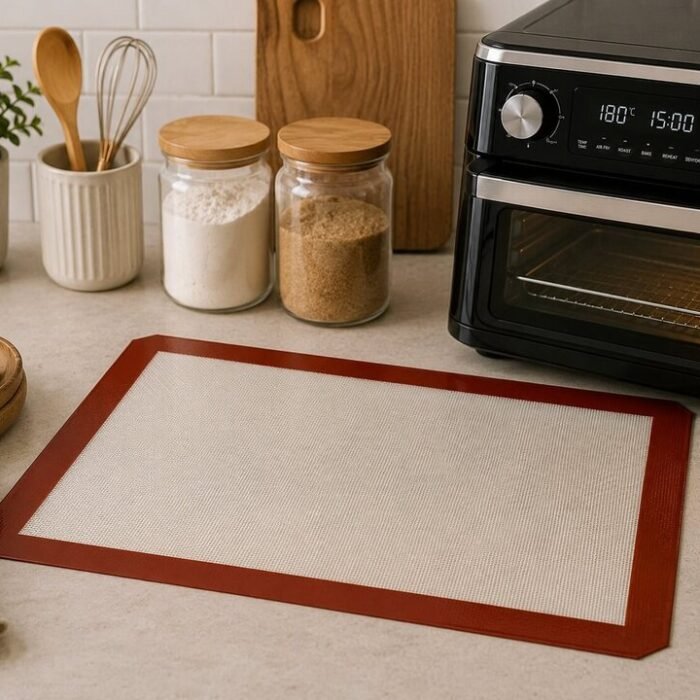 Placa Plancha Silicona Repostaria 40x30Rojo