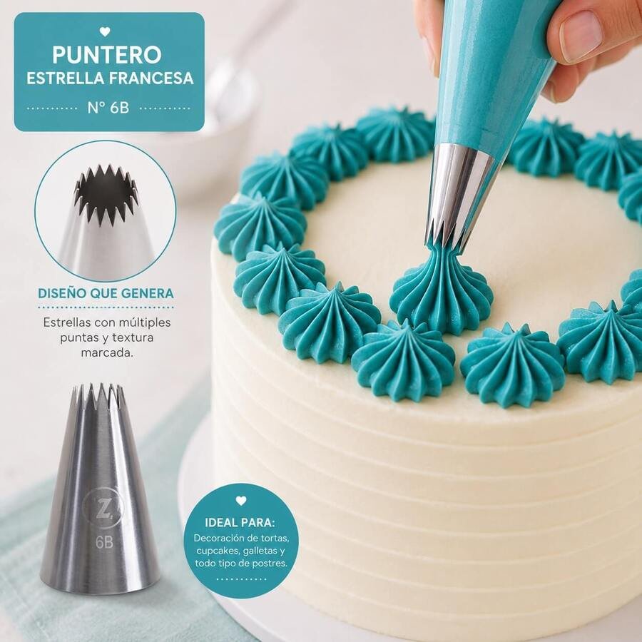 Puntero repostero 6B acero inoxidable